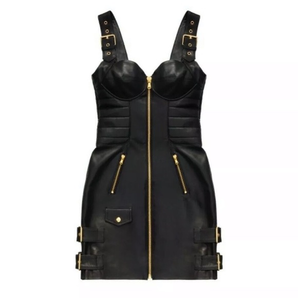 Moschino x HM leather dress - Picture 6 of 7